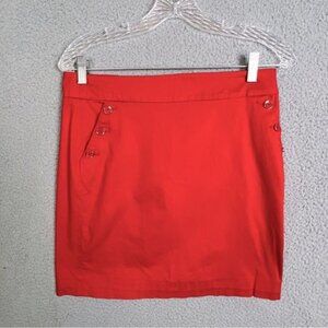 SANDRO WOMENS SKIRT RED SIZE 8